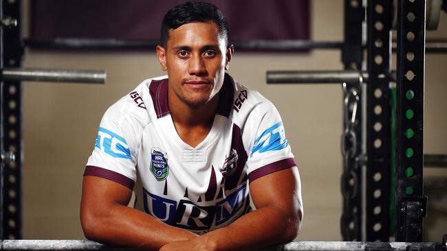Manly Sea Eagles speedster Peter Schuster. Picture: Sam Ruttyn