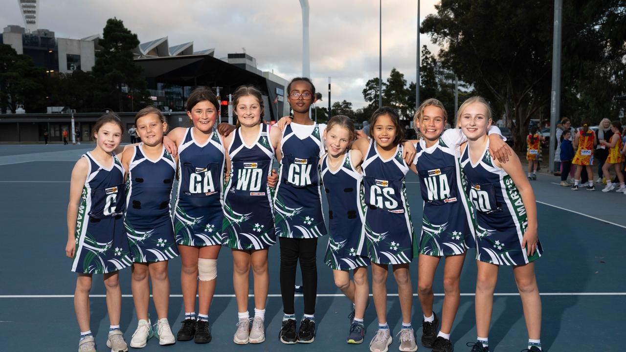 St Mary’s Keast under-11 netball team.