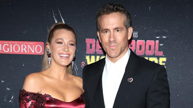 NEW YORK, NEW YORK - JULY 22: Blake Lively and Ryan Reynolds attend the "Deadpool & Wolverine" New York Premiere on July 22, 2024 in New York City. (Photo by Dimitrios Kambouris/Getty Images)