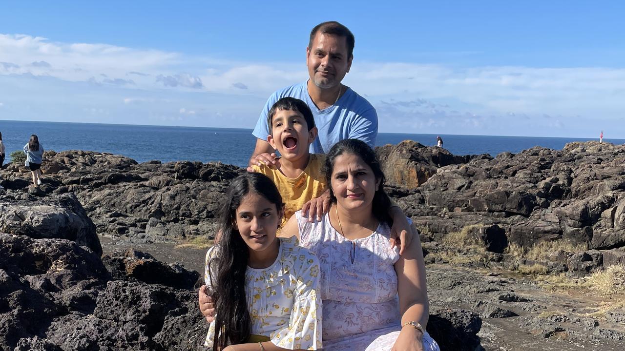 The Gehlot family moved to Australia in 2017. Picture: Supplied