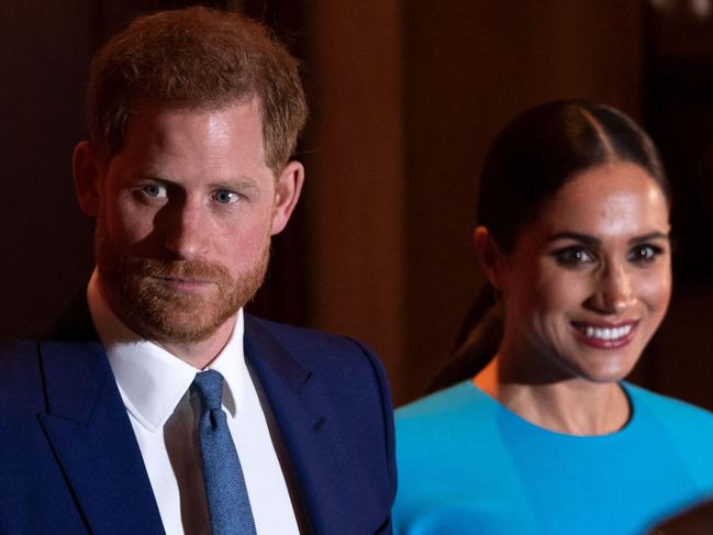 Prince Harry and Meghan Markle seem in no rush to move back to Britain. Picture: AFP