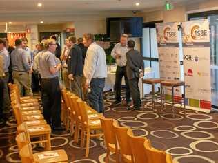 TALKING BUSINESS: THe region business community came together at the Dalby Leagues CLub on Thursday for TSBE's October Enterprise Evening. Picture: Dominic Elsome