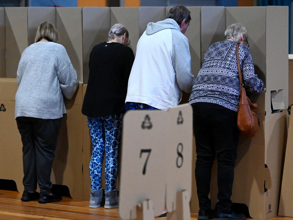 Enrolling to vote is how voters get their details on the electoral roll. Picture: Dan Peled / NewsWire