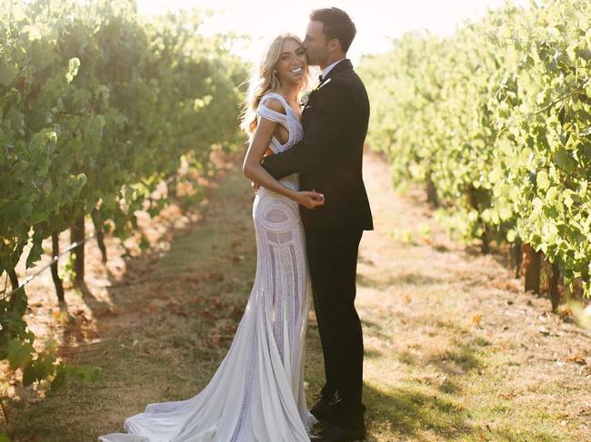 The Bartels wed in a lavish ceremony at Baie Wines.