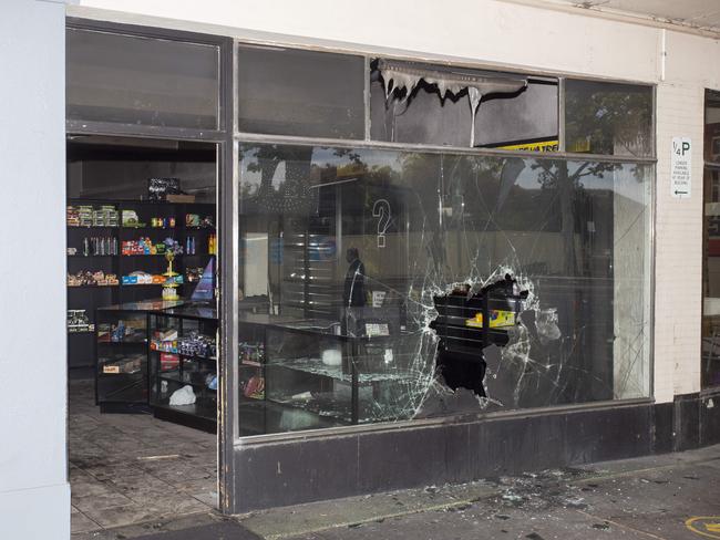 A shop selling e-cigarettes on Sir Donald Bradman Drive in Cowandilla was firebombed last year. There is no suggestion of any wrongdoing by the subject of the attack. Picture: Brett Hartwig