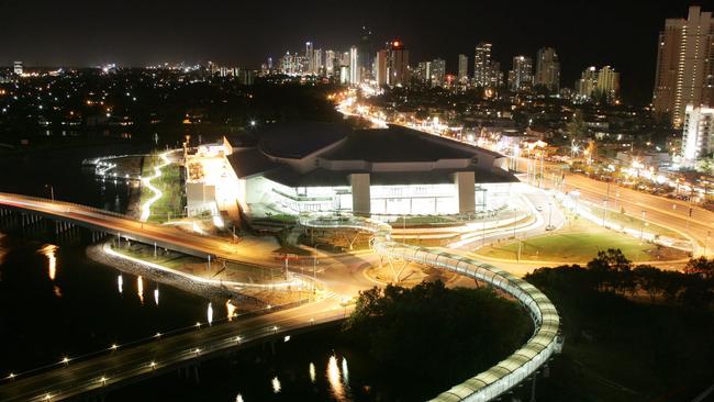 The new Gold Coast Convention Centre on opening night. Picture: David Clark