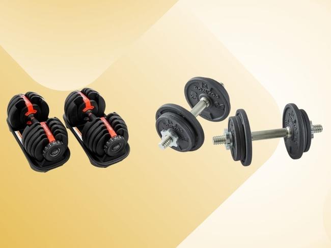 The very best adjustable dumbbells to buy online. Picture: Supplied