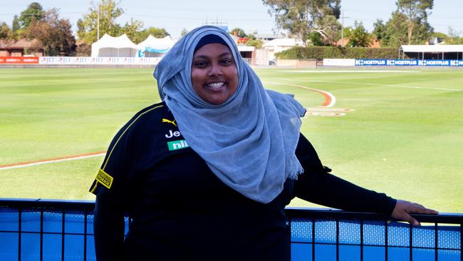 Rana Hussain sits on Collingwood Football Club’s Anti-Racism group