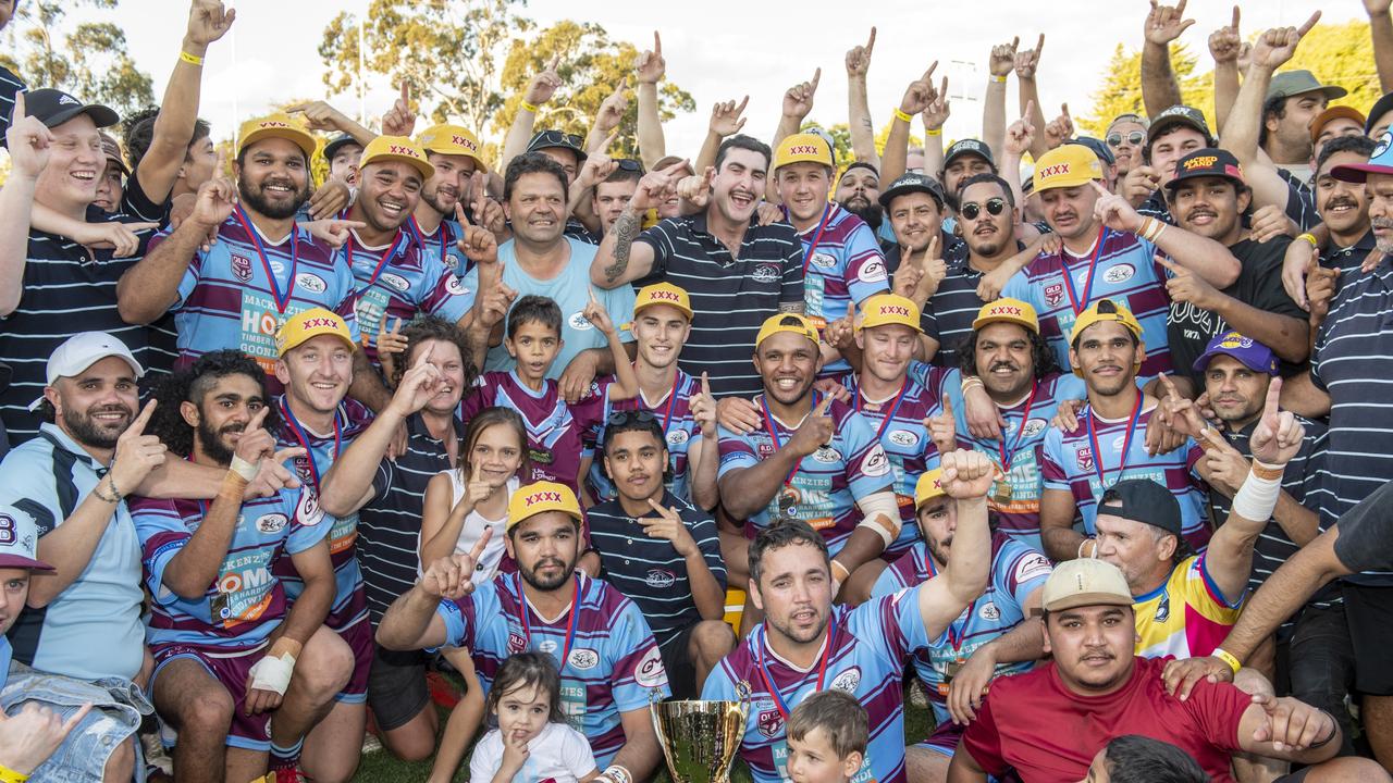 2021 men’s premiers, Goondiwindi. Picture: Nev Madsen