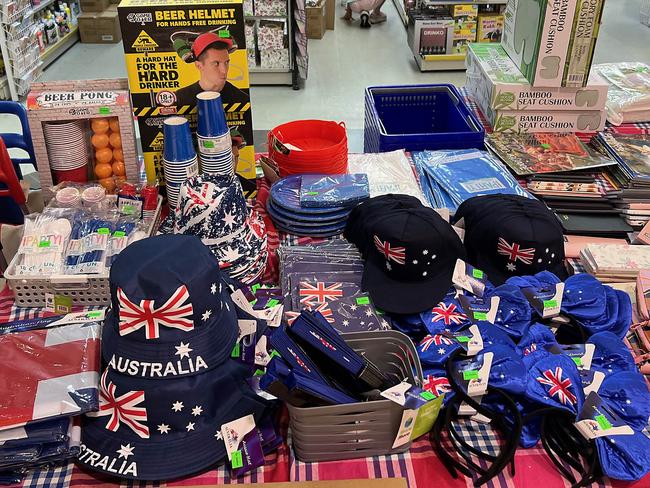 Major retailers have reported a decreased appetite for Australia Day merchandise. Picture: NCA NewsWire/Tertius Pickard