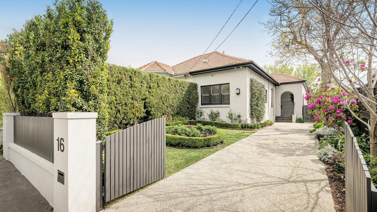 16 Robinson Road, Hawthorn is listed with a $2.2m-$2.4m price tag.