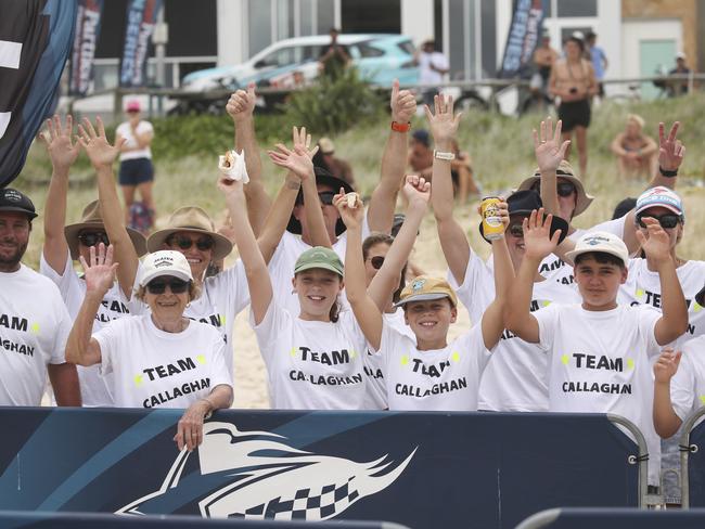 Team Ethan Callaghan on Day 1 of the Shaw and Partners Iron Man /Woman Series at North Burliegh. Picture: Glenn Campbell