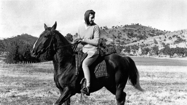 Princess Alexandra horse riding at Risdon near Warwick. Picture: State Library of Queensland