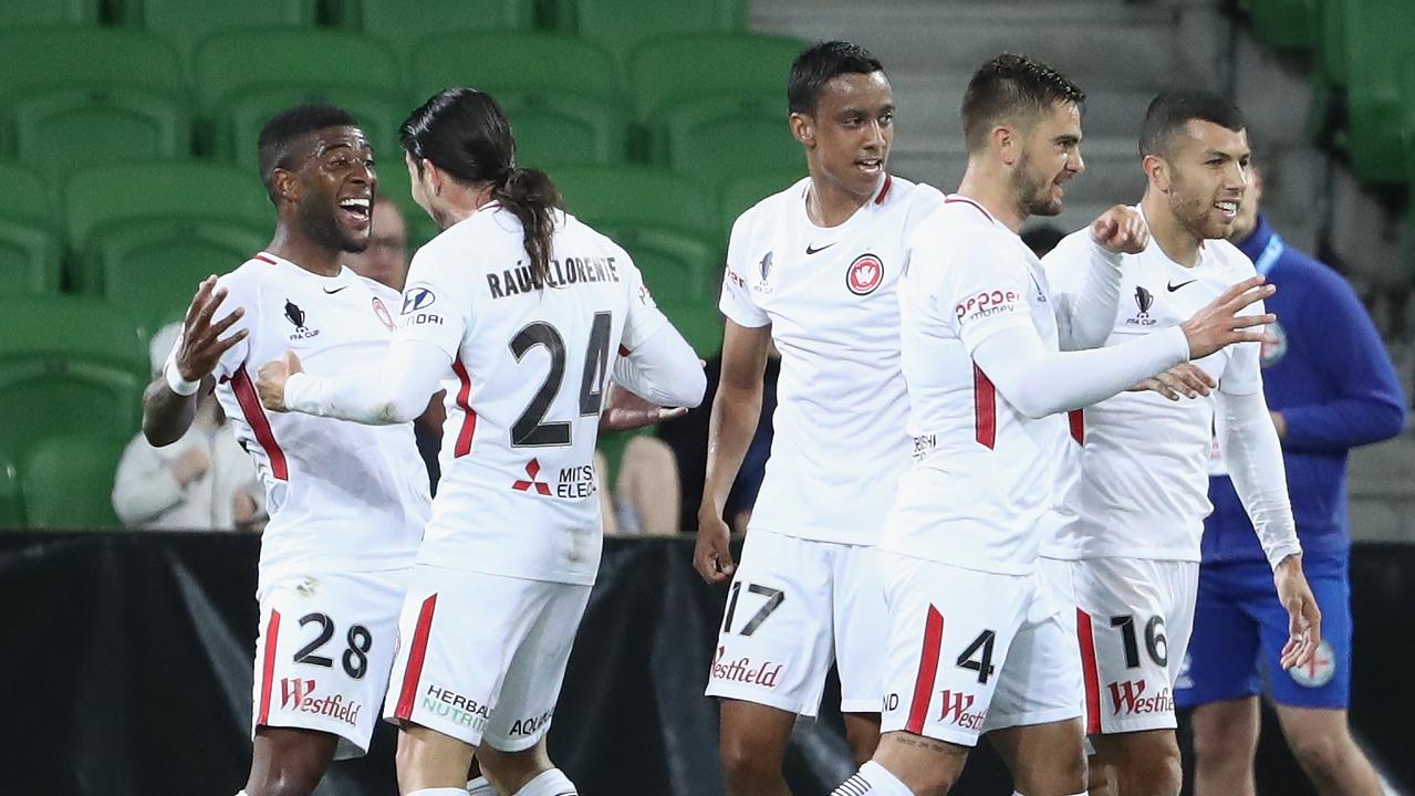 Western Sydney Wanderers held off a second half charge from Melbourne City to march into the FFA Cup semi-finals.
