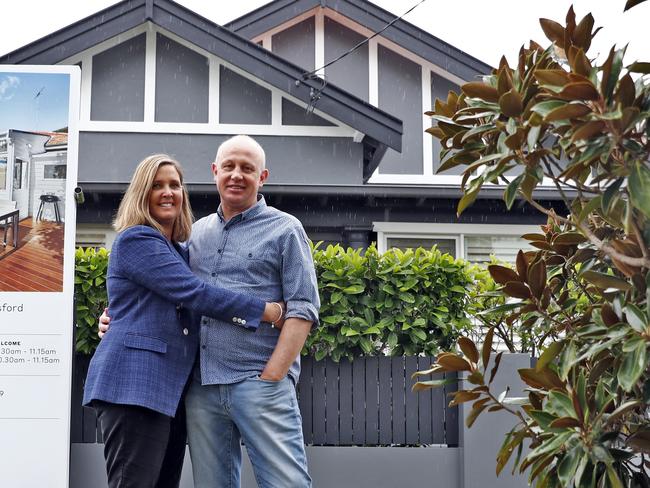 WEEKEND TELEGRAPHS - 4/9/20MUST NOT USE BEFORE CHECKING WITH WEEKEND PIC EDITOR JEFF DARMANIN - Hans and Alicia Beck pictured with their Kingsford home that they are selling. Picture: Sam Ruttyn