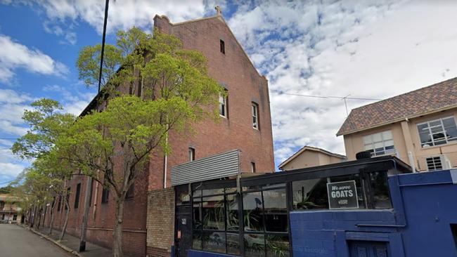 A photo of the crypt building that would be transformed into a new teaching area.