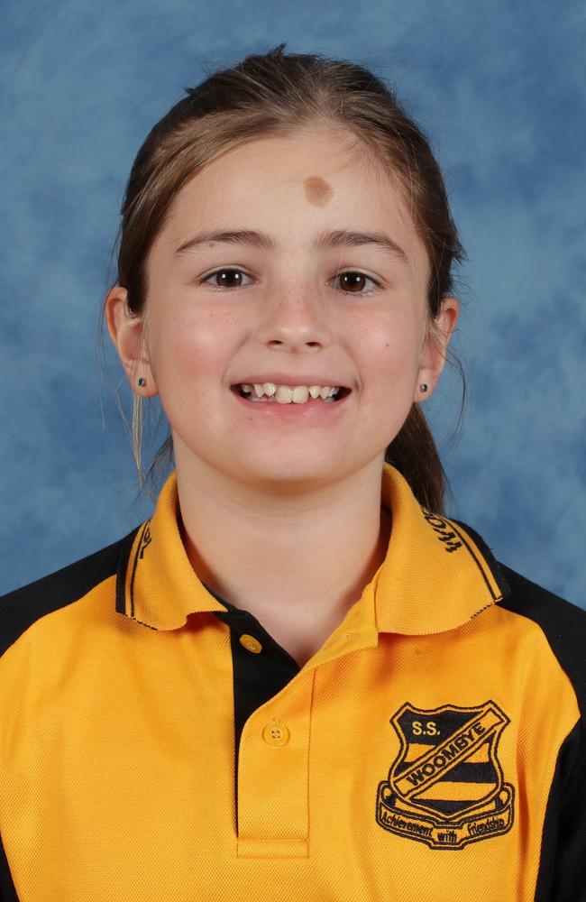 Woombye State School captain Ayla Bates