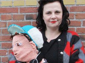 Mother knits a cuddly knitted version of her son. Picture: www.clubgeluk.nl