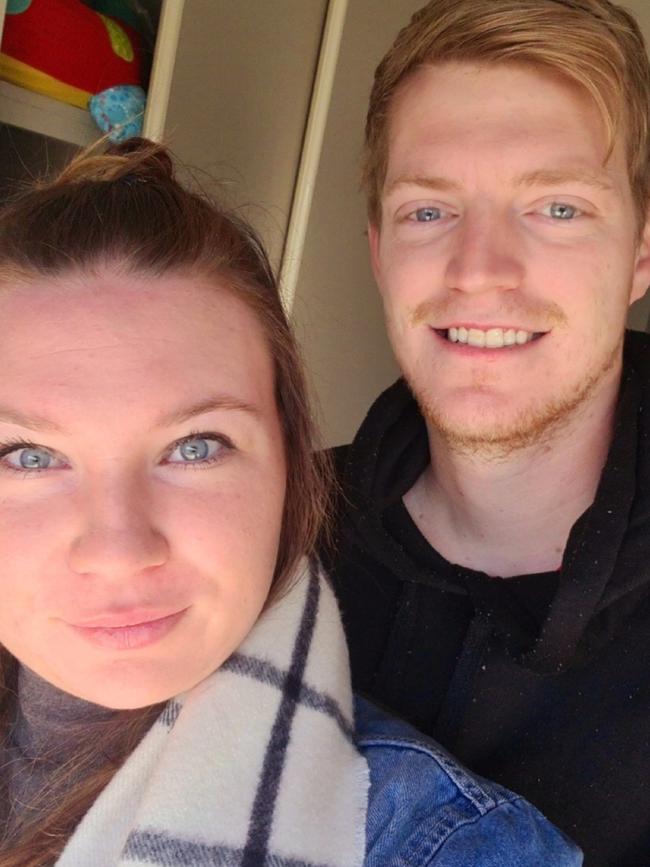 Bendigo couple Teaghan Blyton and Dylan Lefevre had to cancel their wedding, which was planned for Saturday May 29, because of the seven-day lockdown. Picture: Contributed