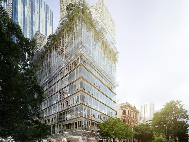 Construction is underway on Dexus' new office tower at 12 Creek Street, Brisbane offering boutique office space for businesses