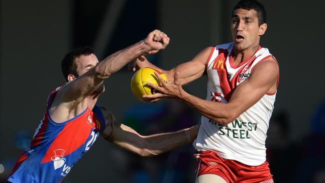 Marlion Pickett was playing in the WAFL earlier this year. Picture: Daniel Wilkins