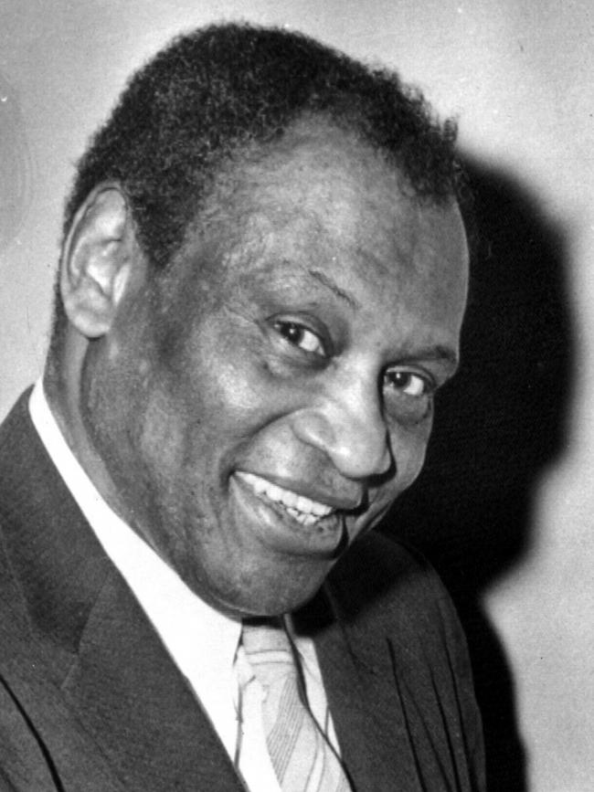 Actor and singer Paul Robeson.