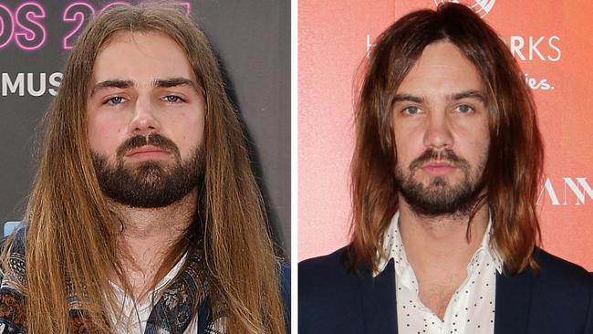 The fake Kevin Parker on the left and the real one on the right. Picture: Christian Gilles