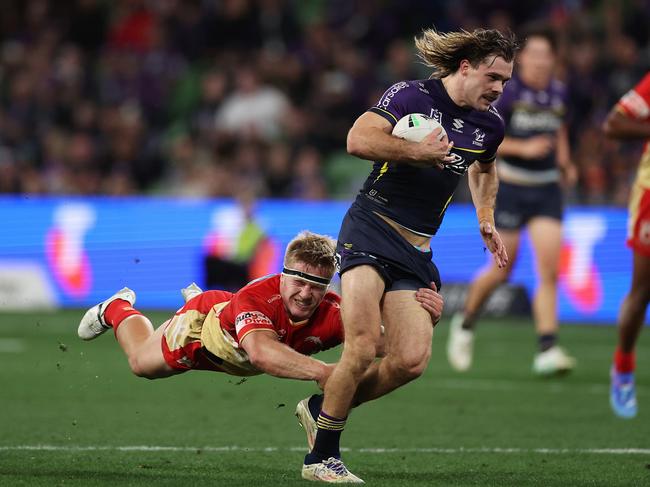 The Dolphins produced arguably their worst performance of the season against the Storm. Picture: Daniel Pockett/Getty Images