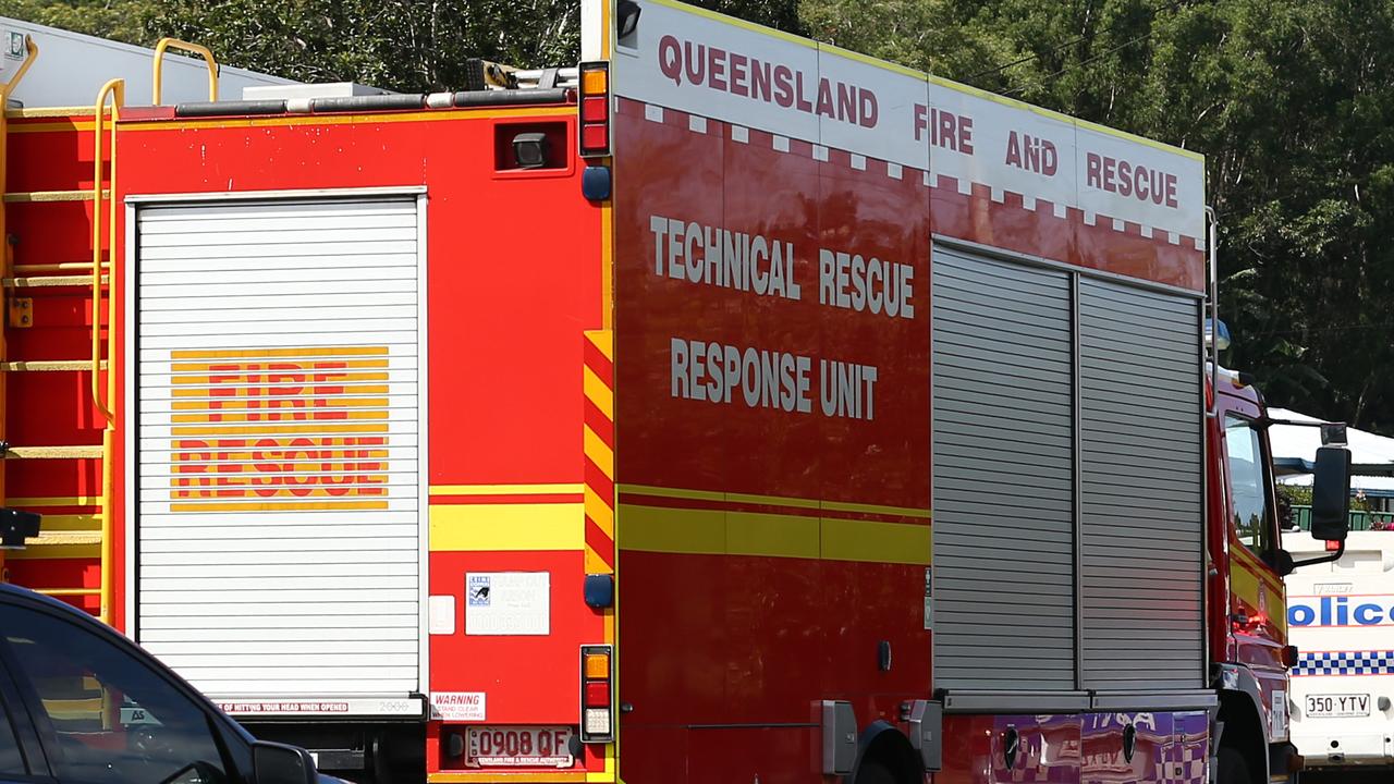 Firefighters have responded to two fires at the same property on the corner of James street and Little street in Manunda on Tuesday afternoon. PICTURE: BRENDAN RADKE