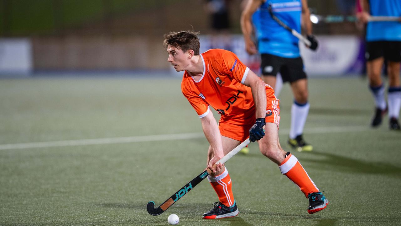 The first Festival of Hockey match between the Territory Stingers and Brisbane Blaze. Picture: Pema Tamang Pakhrin