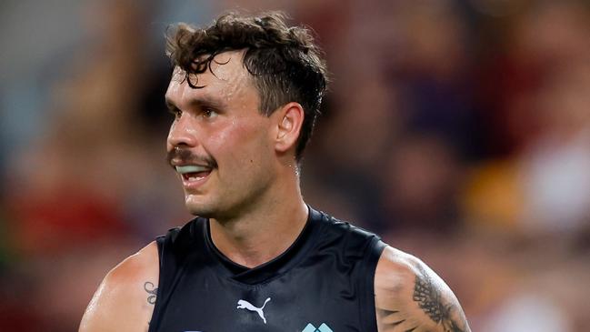 Blues star’s emotional tribute after stirring AFL return