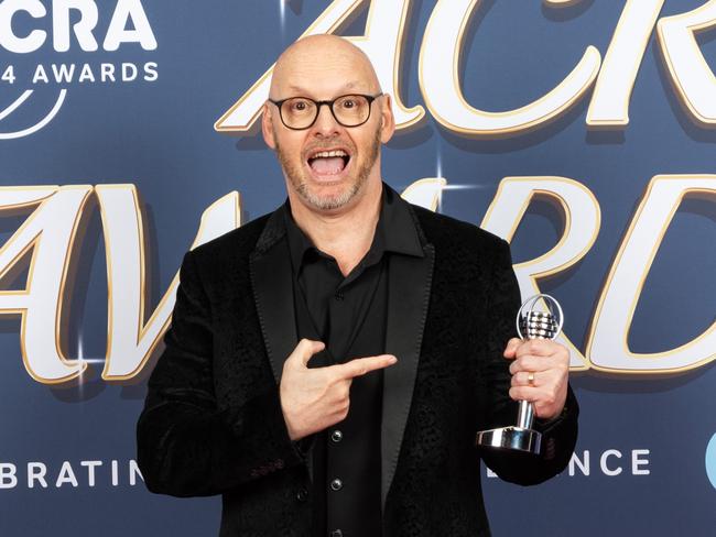 Ugly Phil won the ACRA award for Best Music Host (Metro), at last month’s ACRA awards. Picture: supplied.