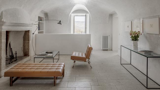 The lobby of Casadonna, a heavenly nine-room stay adjoining the celebrated Reale restaurant. PictureL Helenio Barbetta