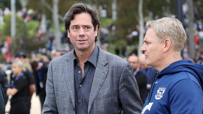 Gillon McLachlan will depart as AFL CEO before round 1 next year. Picture: Mark Stewart