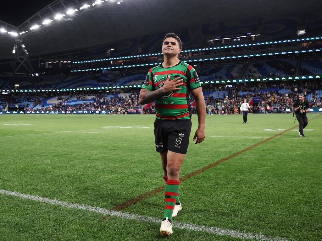 Latrell Mitchell has no plans to leave the Rabbitohs. Picture: Matt King/Getty Images