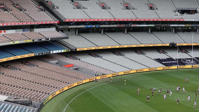 The MCG has been empty for most of the season.