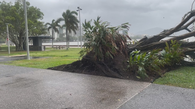 Far North Queensland battered by “damaging” winds