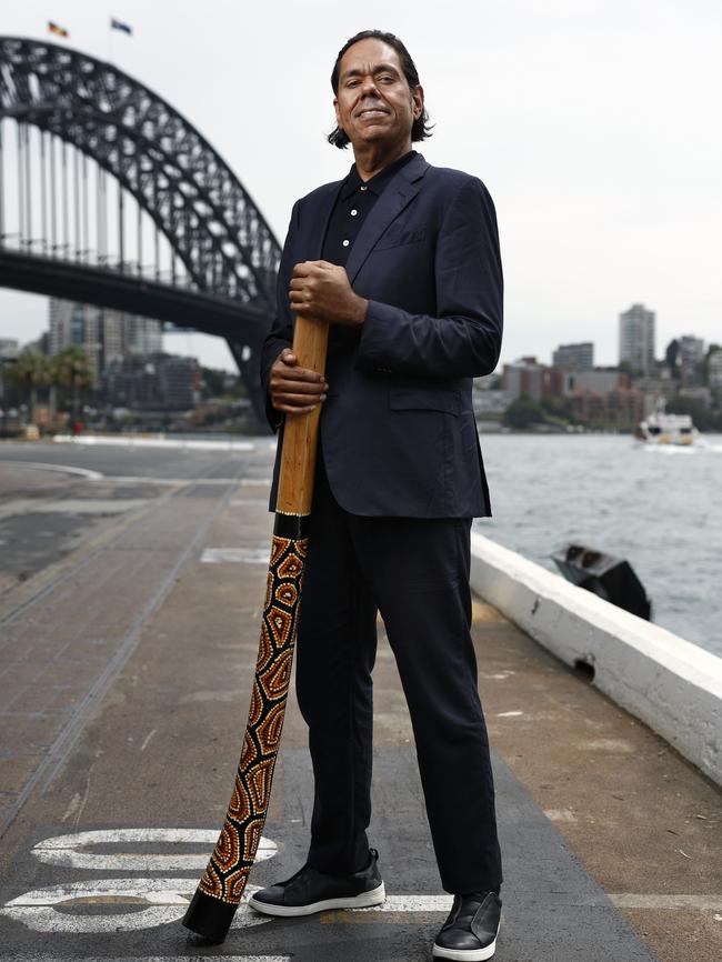 Co-Creative Director for Australia Day Live, William Barton. Picture: Richard Dobson.