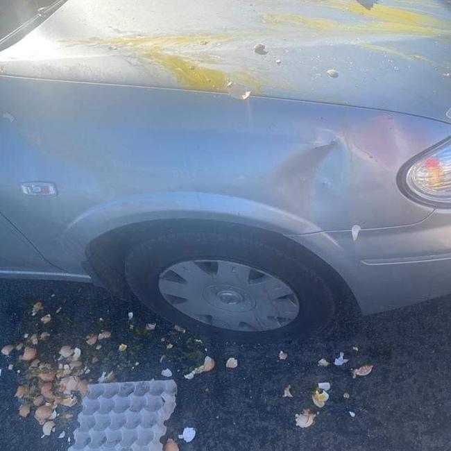 Staff from ol Pinky's Maryborough have claimed racism is the motive for recent attacks on work vehicles and false claims online Picture: Supplied