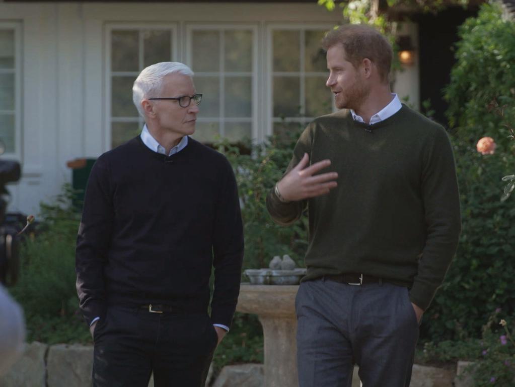 Anderson Cooper's interview with Prince Harry.