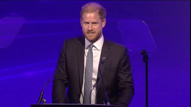 Prince Harry paid tribute to the Queen on the ever of the anniversary of her death in London. Picture: Supplied