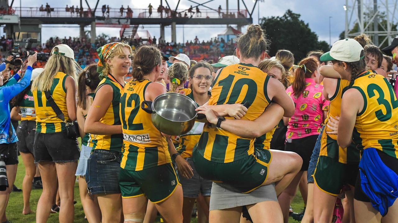 Waratah vs PINT in the 2022-23 NTFL womenÃ&#149;s grand final. Picture: PEMA TAMANG Pakhrin