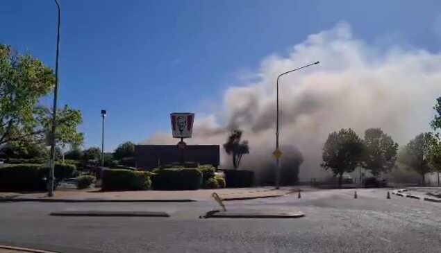 Fire at KFC Tuggeranong