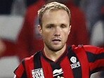 Nice's French forward Valere Germain celebrates after scoring a goal during the French L1 football match Nice (OGC Nice) vs Lyon (OL) on November 20, 2015 at the "Allianz Riviera" stadium in Nice, southeastern France. AFP PHOTO / VALERY HACHE (Photo credit should read VALERY HACHE/AFP/Getty Images)