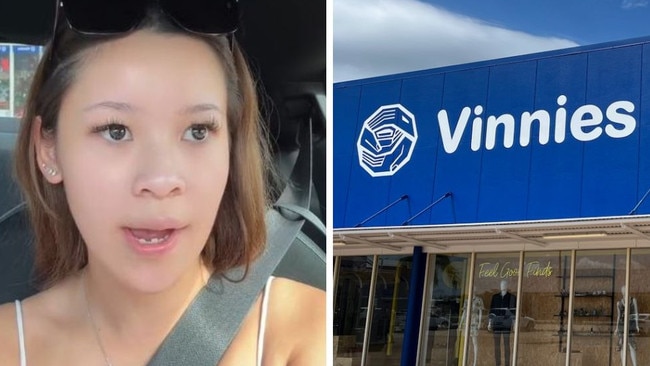 A Brisbane woman has exposed what she believes to be a huge problem with modern op shops. Picture: TikTok