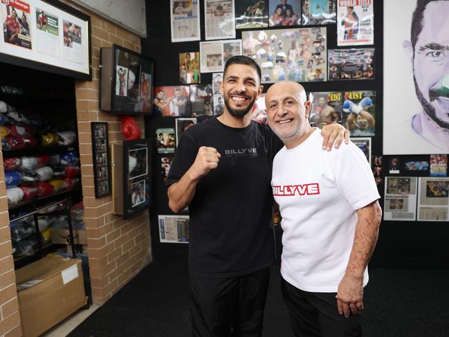 Former world champion boxer Billy Dib has reunited with former trainer Harry Hammond. Picture: Rohan Kelly.