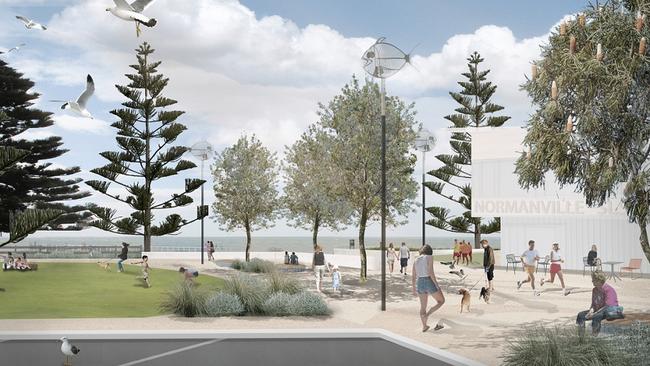 Yankalilla Council is planning an $11.7m upgrade to the Normanville foreshore. Picture: Supplied