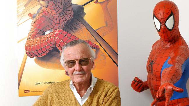 Stan Lee is the brains behind Marvel’s Spider-Man. Picture: Supplied.