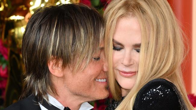 Australian-US musician Keith Urban and his wife US-Australian actress Nicole Kidman attend the 95th Annual Academy Awards at the Dolby Theatre in Hollywood, California on March 12, 2023. (Photo by ANGELA WEISS / AFP)