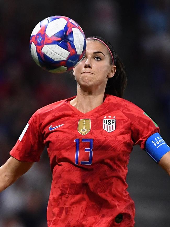 United States forward Alex Morgan. Picture: AFP